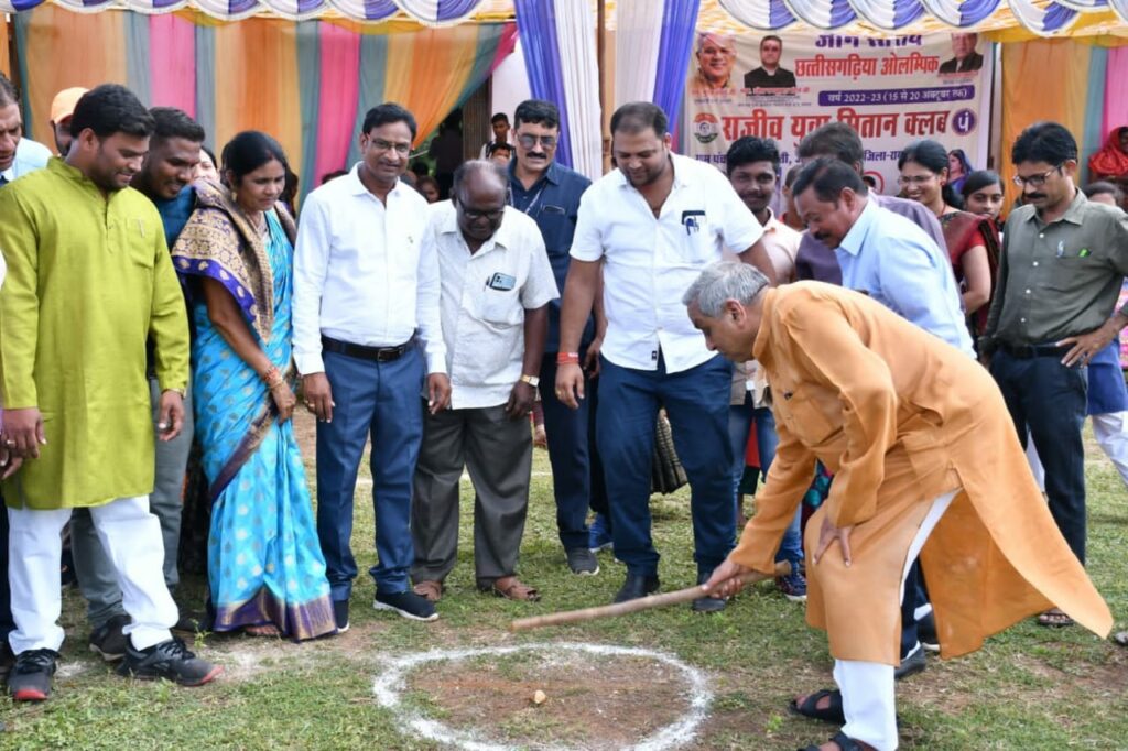 ग्रामीण विधानसभा में छत्तीसगढ़िया ओलंपिक की धूम युवाओं बुजुर्गों में उत्साह का माहौल